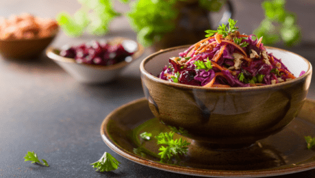 Root Salad in Galilee’s Delicacy Silan-Ginger- Lemon-Garlic Dressing